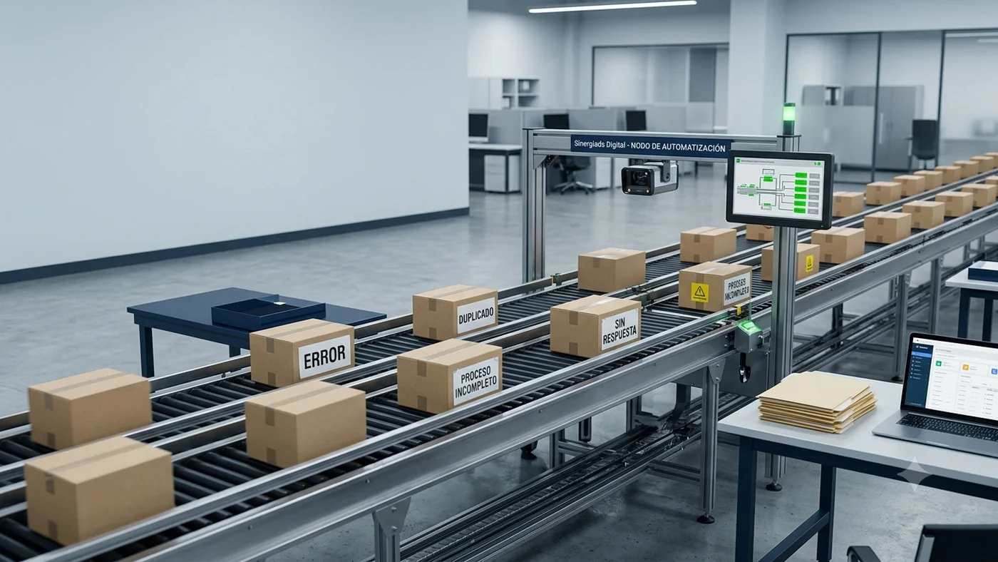Automatizar un proceso roto solo acelera el problema